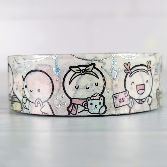 Cozy Christmas 15mm Washi Tape | TheCoffeeMonsterzCo TCMC - Picture 3 of 3